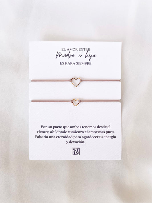 Pulseras para compartir de Madre e hija